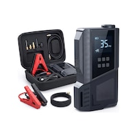 Yolda Kalmaya Son 5'i 1 Arada Akü Takviye Cihazı + Lastik Şişirme Kompresörü + Araç Süpürgesi Ve Powerbank Yolda Kalmaya Son 5'i 1 Arada Akü Takviye Cihazı + Lastik Şişirme Kompresörü + Araç Süpürgesi Ve Powerbank