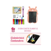 3dpen Üç Boyutlu Yazıcı Kalem Ve Grafik Yazı Tableti Set Pembe 3dpen Üç Boyutlu Yazıcı Kalem Ve Grafik Yazı Tableti Set Pembe