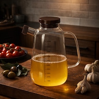 Porsima Lm-0109 Livra Kapaklı Borosilikat Cam Yağlık Sirkelik Yağdanlık 1000ml Şeffaf Porsima Lm-0109 Livra Kapaklı Borosilikat Cam Yağlık Sirkelik Yağdanlık 1000ml Şeffaf