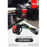 Atv Motosiklet Sis Farı Açma Kapama Gidon Düğmesi Atv Motosiklet Sis Farı Açma Kapama Gidon Düğmesi