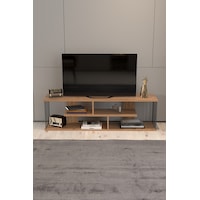 Tv Sehpası Raflı 140 Cm Gzd Tv Ünitesi Ceviz Tv Sehpası Raflı 140 Cm Gzd Tv Ünitesi Ceviz