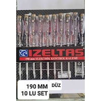 İzeltaş Kontrol Kalemi 190 Mm Düz Uçlu 10 Adet İzeltaş Kontrol Kalemi 190 Mm Düz Uçlu 10 Adet