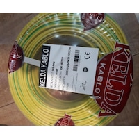 100 METRE 6 MM CCA NYAF ELEKTRİK KABLOSU - SARI 100 METRE 6 MM CCA NYAF ELEKTRİK KABLOSU - SARI
