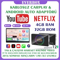 Y3 Carplay & Android Auto Box FANLI 4gb+32gb Youtube Hareket Halinde Video, Wifi6, Dahili Gps, Tv Bağlantı Y3 Carplay & Android Auto Box FANLI 4gb+32gb Youtube Hareket Halinde Video, Wifi6, Dahili Gps, Tv Bağlantı