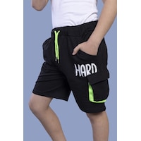 Toontoy Kids Toontoy Erkek Çocuk Beli Ayarlanabilir Cep Detaylı Baskılı Şort Siyah Toontoy Kids Toontoy Erkek Çocuk Beli Ayarlanabilir Cep Detaylı Baskılı Şort Siyah