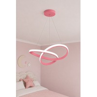 AvizeGO Bravo Çocuk Odası Led Sarkıt Avize Beyaz Işık Pembe AvizeGO Bravo Çocuk Odası Led Sarkıt Avize Beyaz Işık Pembe