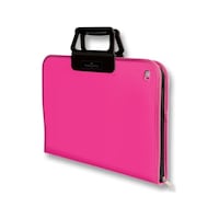 Faber-Castell 38x55 cm Pembe Proje Çantası,Geniş İç Hacim, Ergonomik Taşıma Askılığı, PP Malzeme