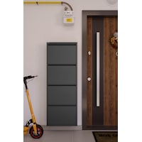 Ceha 4'lü Metal Ayakkabılık - Füme K.AYK-4 /AB7979 Ceha 4'lü Metal Ayakkabılık - Füme K.AYK-4 /AB7979
