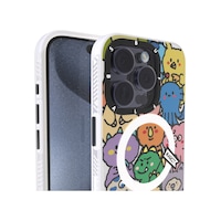 BuffiPhone Uyumlu 15 Pro Magkit Desenli Kılıf