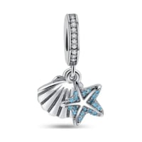 Fubena Tropikal Denizyıldızı Ve Deniz Kabuğu Sallantılı Charm Fubena Tropikal Denizyıldızı Ve Deniz Kabuğu Sallantılı Charm