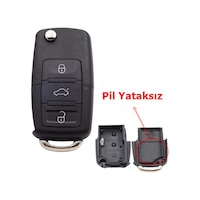 Volkswagen Tipli Uyumlu Akıllı Kumanda Anahtar Kabı Pil Yataksız Volkswagen Tipli Uyumlu Akıllı Kumanda Anahtar Kabı Pil Yataksız