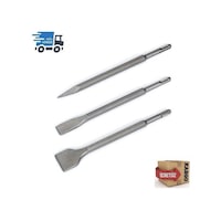 25 Cm Sds Plus Matkap Ucu - Keski - Murç 3'Lü Set 25 Cm Sds Plus Matkap Ucu - Keski - Murç 3'Lü Set