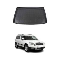 Skoda Yeti 2010-2019 Arası Uyumlu Araca Özel Kauçuk Tpe Bagaj Havuzu Siyah İnce Stepneli Model İçin Skoda Yeti 2010-2019 Arası Uyumlu Araca Özel Kauçuk Tpe Bagaj Havuzu Siyah İnce Stepneli Model İçin