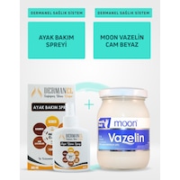 Dermanel Ayak Bakım Spreyi 100 ML + Moon Vazelin Cam Beyaz 140 G Dermanel Ayak Bakım Spreyi 100 ML + Moon Vazelin Cam Beyaz 140 G