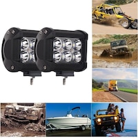 18w 6 Led Off Road Araç Motosiklet Led Sis Far Aydınlatma 1 Adet 18w 6 Led Off Road Araç Motosiklet Led Sis Far Aydınlatma 1 Adet