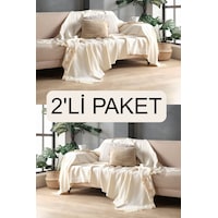 Miracolo Home Ekru Pamuklu Dekoratif Koltuk Örtüsü Set 170x230 Boyutlu Optimal Kaymaz Tasarım 2 Adet Miracolo Home Ekru Pamuklu Dekoratif Koltuk Örtüsü Set 170x230 Boyutlu Optimal Kaymaz Tasarım 2 Adet