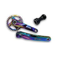 Evo Pioneer 34t Rainbow Hollowtech Göbek Tek Yaprak Aynakol Çok Renkli Evo Pioneer 34t Rainbow Hollowtech Göbek Tek Yaprak Aynakol Çok Renkli