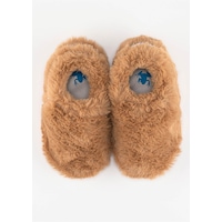 Furry Furry Kestane Kahverengi Kürk Barefoot Patik Kahverengi Furry Furry Kestane Kahverengi Kürk Barefoot Patik Kahverengi