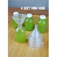 4 Adet Pratik Kolonya Parfüm Yağ Detoks Şişesi Doldurma Hunisi Mini Huni 4 Adet Pratik Kolonya Parfüm Yağ Detoks Şişesi Doldurma Hunisi Mini Huni