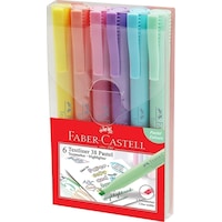Faber Castell 38 Fosforlu Kalem Pastel Renkler 6'lı 158117 Çok Renkli Faber Castell 38 Fosforlu Kalem Pastel Renkler 6'lı 158117 Çok Renkli