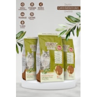 Olivacat Zeytin Çekirdeğinden Üretilen Aktif Karbonlu Tozsuz Doğal Kedi Kumu 3 x 8 L Olivacat Zeytin Çekirdeğinden Üretilen Aktif Karbonlu Tozsuz Doğal Kedi Kumu 3 x 8 L