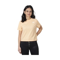The North Face Nf0A55Ay W Foundation Crop Tee Somon Kadın T-Shirt The North Face Nf0A55Ay W Foundation Crop Tee Somon Kadın T-Shirt