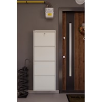 Ceha Kilitli 4'lü Metal Ayakkabılık Krem - K.AYK-4 /AB1013/KL Ceha Kilitli 4'lü Metal Ayakkabılık Krem - K.AYK-4 /AB1013/KL