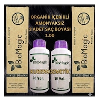 Biomagic 1.00 Siyah Organik İçerikli Amonyaksız Kalıcı Saç Boyası 2boya 2oksidan Biomagic 1.00 Siyah Organik İçerikli Amonyaksız Kalıcı Saç Boyası 2boya 2oksidan