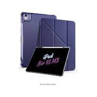 Apple Uyumlu iPad Air 13 İnç 2025 M3 Çip Kalem Bölmeli Standlı Akıllı Fuchsia Trifolding Tablet Kılıfı Kapaklı Kılıf Apple Uyumlu iPad Air 13 İnç 2025 M3 Çip Kalem Bölmeli Standlı Akıllı Fuchsia Trifolding Tablet Kılıfı Kapaklı Kılıf