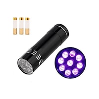 Ultraviyole 9 Led Mor Işık Fener Sah. Para Kriminal Uv N11.5967 Siyah Ultraviyole 9 Led Mor Işık Fener Sah. Para Kriminal Uv N11.5967 Siyah