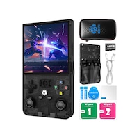 Konsol Plus R36s Max Retro El Oyun Konsolu 4.0'' Ips Ekranlı 18.000 Oyunlu - Siyah Konsol Plus R36s Max Retro El Oyun Konsolu 4.0'' Ips Ekranlı 18.000 Oyunlu - Siyah