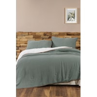 Elart Palermo Comfort Uyku Seti Çift Kişilik 3 Parça 220x240 Cm Yeşil Yeşil
