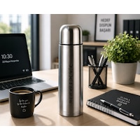 Kişiye Özel İsim Yazılı Çelik Termos 750 Ml Vakumlu Paslanmaz Çelik İçecek Termosu Sevgiliye Hediye Gri Kişiye Özel İsim Yazılı Çelik Termos 750 Ml Vakumlu Paslanmaz Çelik İçecek Termosu Sevgiliye Hediye Gri