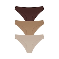 Cottonhill Lazer Kesim Kadın Bikini Külot 3'lü Paket-2 Çok Renkli 3 Cottonhill Lazer Kesim Kadın Bikini Külot 3'lü Paket-2 Çok Renkli 3