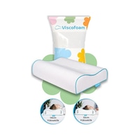 Viscofoam Yüksek Boyun Destekli Ortopedik Yastık Çift Boyun Destekli Visco Yastık - 60x40x14-12cm Viscofoam Yüksek Boyun Destekli Ortopedik Yastık Çift Boyun Destekli Visco Yastık - 60x40x14-12cm