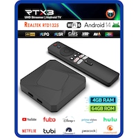 Everbox Rt-x3 4k Android 14.0 Tv Box 4+64gb Realtek Rtd1325 Yapay Zeka İşlemci Chip Dual Hızlı Wifi6 Everbox Rt-x3 4k Android 14.0 Tv Box 4+64gb Realtek Rtd1325 Yapay Zeka İşlemci Chip Dual Hızlı Wifi6