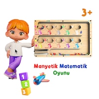 Tineke Manyetik Eğitici Renkli Sayma Ve Eşleştirme Labirenti Eğitim Oyuncağı Ahşap Montessori Oyunu Dinozor Tineke Manyetik Eğitici Renkli Sayma Ve Eşleştirme Labirenti Eğitim Oyuncağı Ahşap Montessori Oyunu Dinozor
