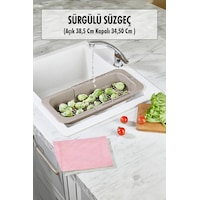 Lavoba İçi Sürgülü Açılır Kapanır Sebze Meyve Süzgeci Vizon Açık 38,5 Cm Kapalı 34,50 Cm Çok Renkli Lavoba İçi Sürgülü Açılır Kapanır Sebze Meyve Süzgeci Vizon Açık 38,5 Cm Kapalı 34,50 Cm Çok Renkli