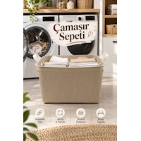 Porsima 0783-2 Still Çift Kulplu Çok Amaçlı Düzenleyici Sepet - Çamaşır, Oyuncak Ve Banyo Organizer Sepeti Mokka Kahverengi Porsima 0783-2 Still Çift Kulplu Çok Amaçlı Düzenleyici Sepet - Çamaşır, Oyuncak Ve Banyo Organizer Sepeti Mokka Kahverengi