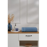 Özdilek Sculpted Koyu Mavi Banyo Havlusu 90 150 Özdilek Sculpted Koyu Mavi Banyo Havlusu 90 150