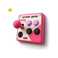 Retro Arcade Işık Anahtarı Kapağı Retro Arcade Işık Anahtarı Kapağı