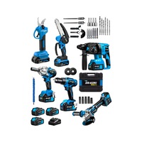 Dragro DRG-621 M Professional 6 Lı Set 21v Darbeli Hilti Taşlama Testere Makas Matkap Vidalama Somun Sıkma Dragro DRG-621 M Professional 6 Lı Set 21v Darbeli Hilti Taşlama Testere Makas Matkap Vidalama Somun Sıkma