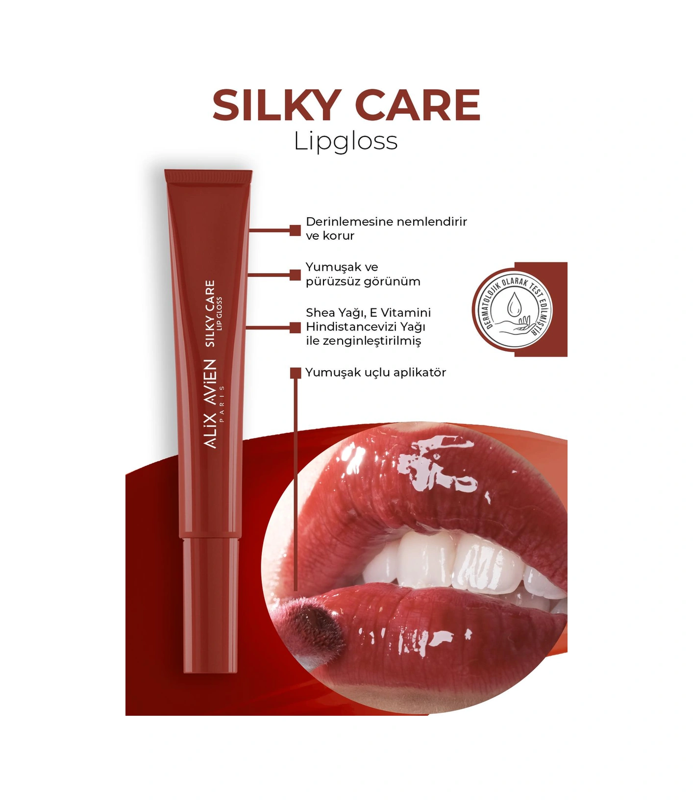 Alix Avien Dolgun Gürünüm Ve Nemlendirici Etkili Dudak Parlatıcısı Silky Care Lipgloss 309 Sweet Cherry Alix Avien Dolgun Gürünüm Ve Nemlendirici Etkili Dudak Parlatıcısı Silky Care Lipgloss 309 Sweet Cherry