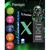 Xpremium Apple Uyumlu iPhone  14 Plus Batarya Pil Süper Yüksek Kapasiteli Güçlendirilmiş 4550 Mah