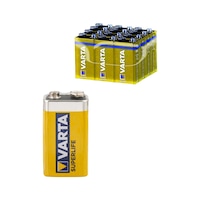 Pil 9V 12 Adet Varta 6F22 Pil 9V 12 Adet Varta 6F22