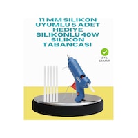5 Silikon Hediyeli 40w Silikon Tabancası Ev Ve Hobi Kullanımı 5 Silikon Hediyeli 40w Silikon Tabancası Ev Ve Hobi Kullanımı