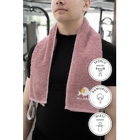Sporcu Antrenman Havlusu Gym Fitness Plates Boks Tenis Spor Havlu Mürdüm Sporcu Antrenman Havlusu Gym Fitness Plates Boks Tenis Spor Havlu Mürdüm