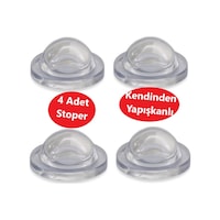 Silikon Kapı Stoperi Şeffaf 4 Adet Tamponu Kendinden Yapışkanlı Şeffaf Kapı Kolu Stopu Tutucu Sessiz Stop Silikon Kapı Stoperi Şeffaf 4 Adet Tamponu Kendinden Yapışkanlı Şeffaf Kapı Kolu Stopu Tutucu Sessiz Stop
