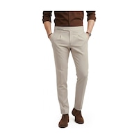 Deepsea Erkek Bej Likralı İtalyan Kesim Pileli Kemer Tokalı Şık Kumaş Pantolon 2601020 Bej Deepsea Erkek Bej Likralı İtalyan Kesim Pileli Kemer Tokalı Şık Kumaş Pantolon 2601020 Bej