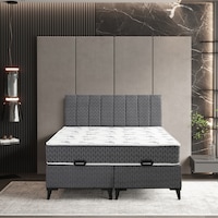Luna Comfort Çift Kişilik Yatak Baza Başlık Set 3'lü Set Konuma Özel Teslimat 160 x 200 CM Luna Comfort Çift Kişilik Yatak Baza Başlık Set 3'lü Set Konuma Özel Teslimat 160 x 200 CM
